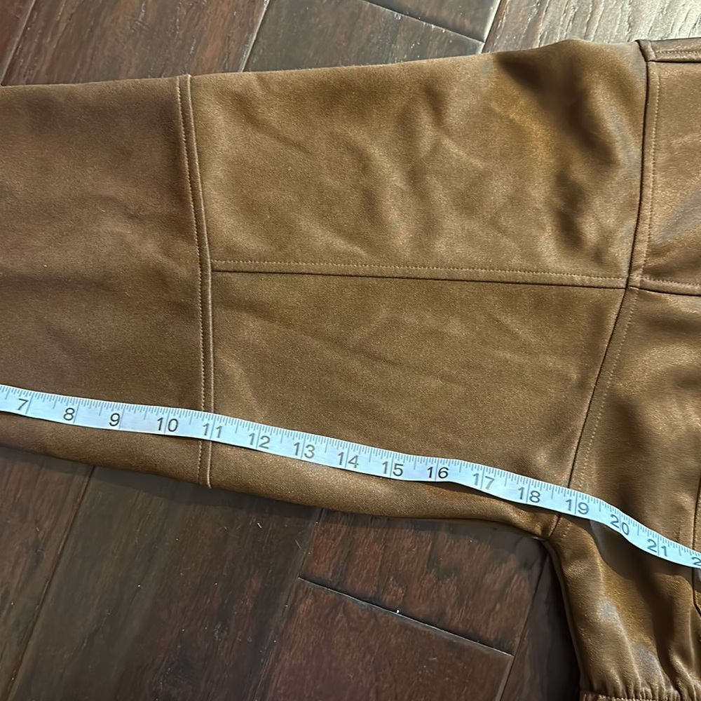 BDG Urban Outfitters Cropped Brown Jacket Hooded XL - Picture 7 of 8